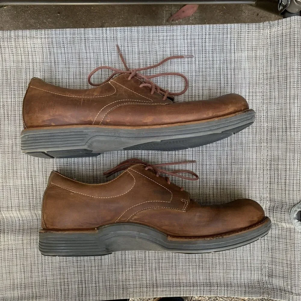 Dansko Josh Oxford Brown Leather Academia Minimalist Gorpcore Heritage Preppy 44